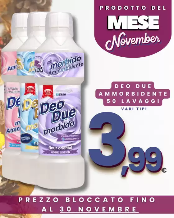 Volantino Ferdico a Pisa | Morbido ammorbidente | 2025-11-06T00:00:00.000Z - 2025-11-30T00:00:00.000Z