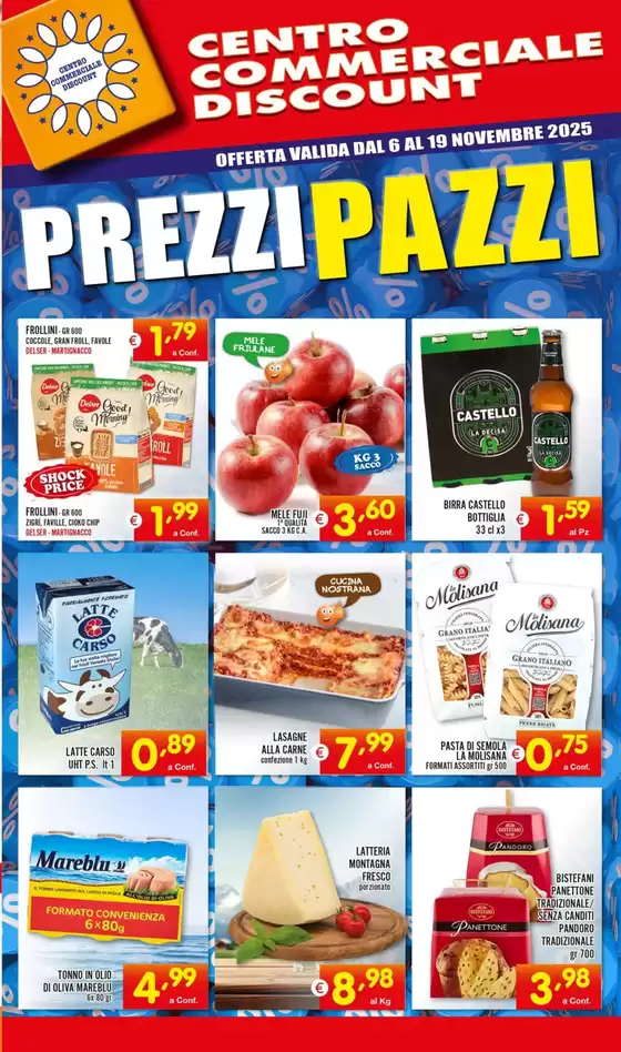 Volantino Centro Commerciale Discount a Alessandria | Prezzi pazzi | 2025-11-06T00:00:00.000Z - 2025-11-19T00:00:00.000Z