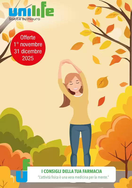 Volantino Unilife a Lecco | I consigli della tua farmacia | 2025-11-06T00:00:00.000Z - 2025-12-31T00:00:00.000Z