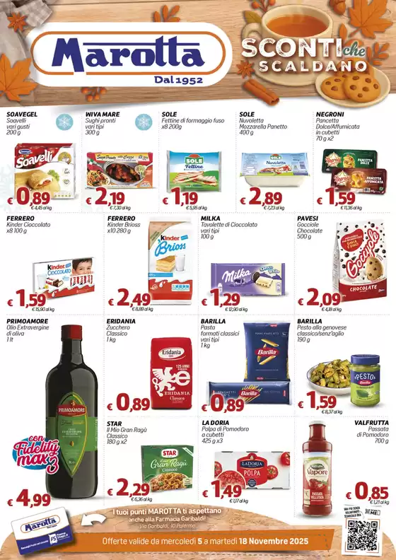 Volantino Marotta | Sconti che scaldano | 2025-11-06T00:00:00.000Z - 2025-11-18T00:00:00.000Z