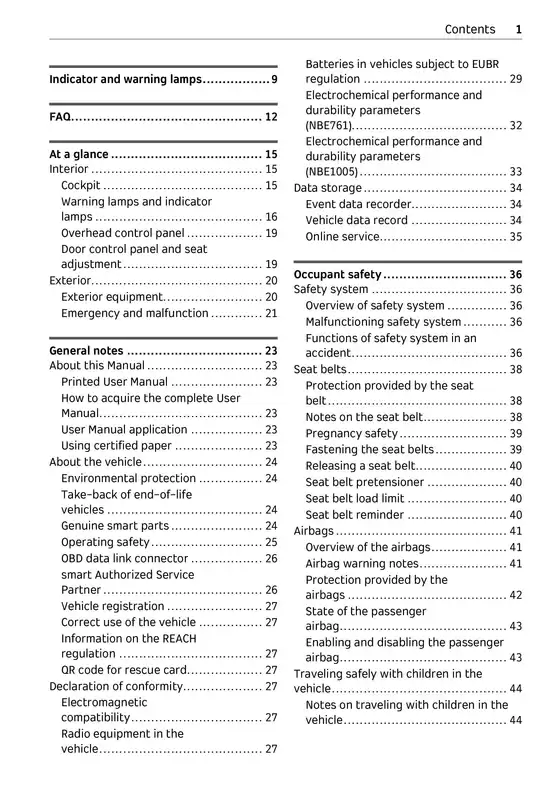 Smart #5 user manual