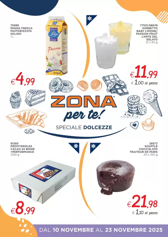 Volantino ZONA a Bairo | Zona per te! Speciale Dolcezze | 2025-11-10T00:00:00.000Z - 2025-11-23T00:00:00.000Z