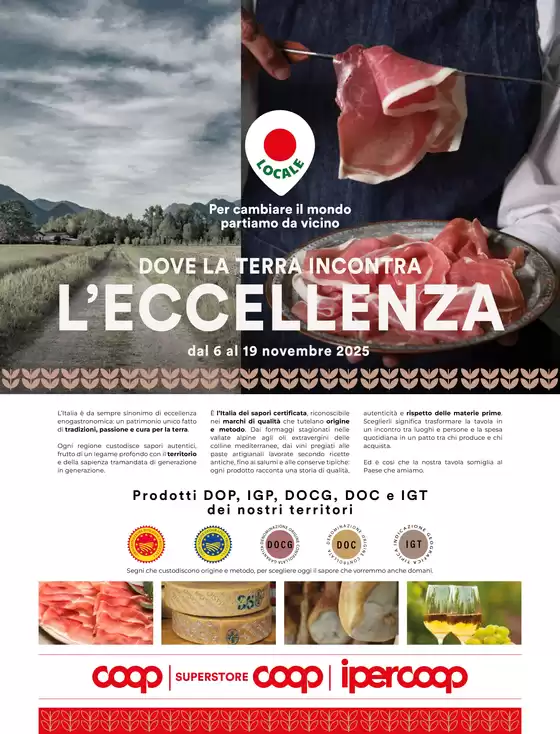 Volantino Coop a Rivoli | Dove la terra incontra l'eccellenza | 2025-11-06T00:00:00.000Z - 2025-11-19T00:00:00.000Z