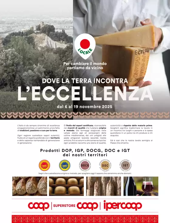 Volantino Coop a Montegabbione | Dove la terra incontra l'eccellenza | 2025-11-06T00:00:00.000Z - 2025-11-19T00:00:00.000Z
