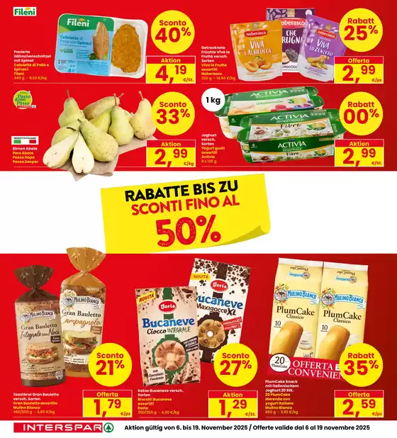 Sconti fino al 50%