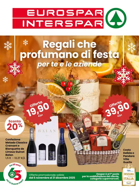 Volantino Interspar | Dal 6 novembre al 31 dicembre | 2025-11-06T00:00:00.000Z - 2025-12-31T00:00:00.000Z