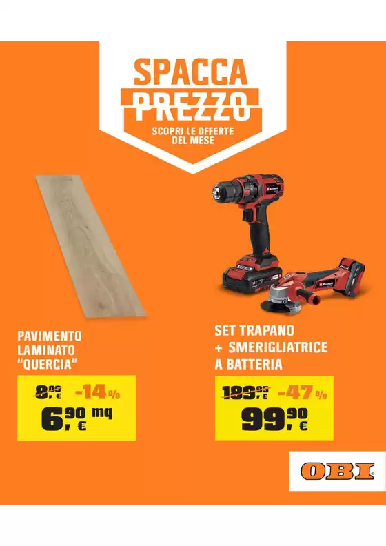 Volantino OBI a Alghero | Spacca prezzo | 2025-11-06T00:00:00.000Z - 2025-11-23T00:00:00.000Z