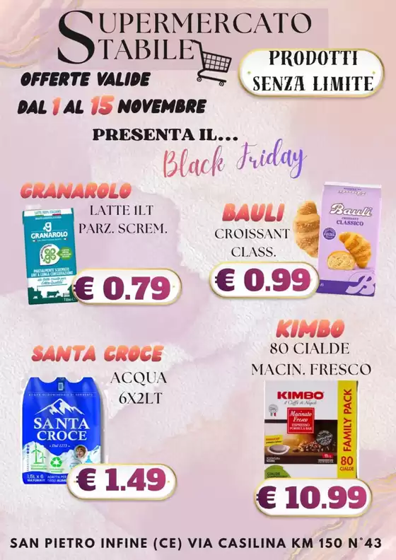 Volantino Supermercati Stabile | Prodotti senza limite, black friday | 2025-11-06T00:00:00.000Z - 2025-11-15T00:00:00.000Z