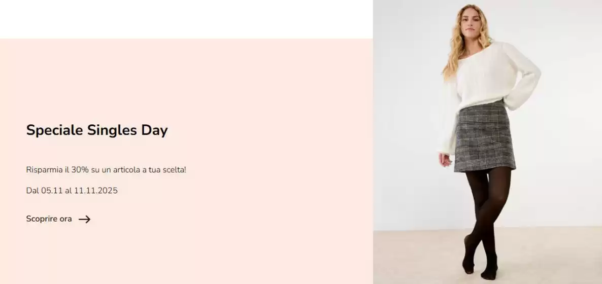 Volantino Takko Fashion a Cerignola | Speciale singles day | 2025-11-06T00:00:00.000Z - 2025-11-11T00:00:00.000Z