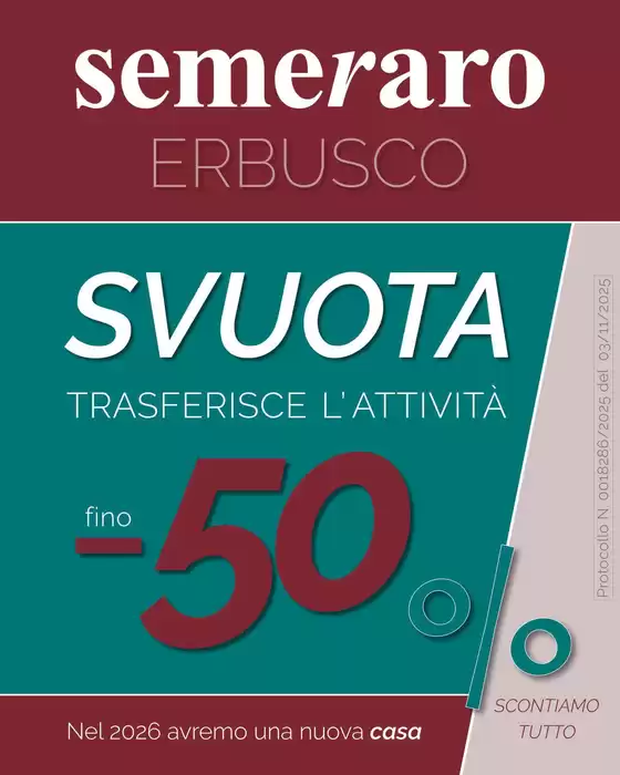 Volantino Semeraro a Monza | Semeraro | 2025-11-07T00:00:00.000Z - 2025-11-07T00:00:00.000Z