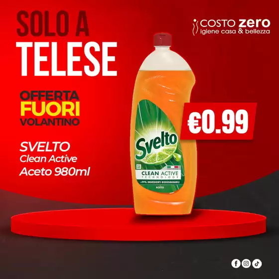 Volantino Costo Zero a Quartucciu | Solo a telese | 2025-11-07T00:00:00.000Z - 2025-11-16T00:00:00.000Z