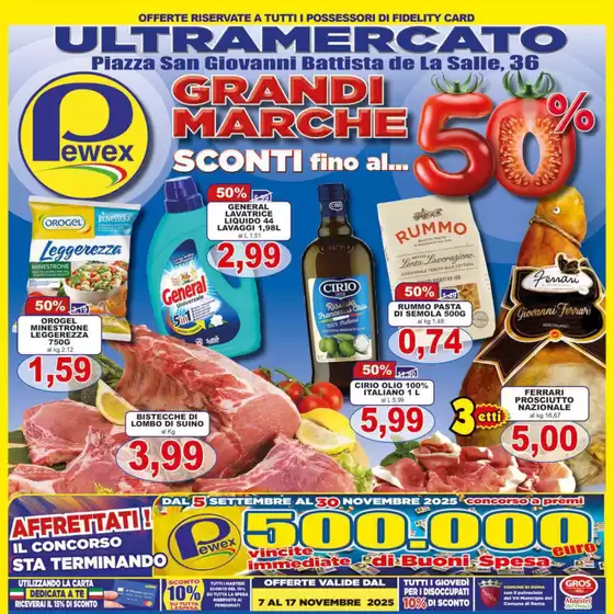 Volantino Pewex a Matera | Grandi marche | 2025-11-07T00:00:00.000Z - 2025-11-17T00:00:00.000Z