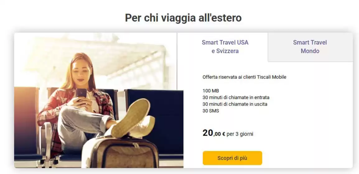 Volantino Tiscali Casa a Ospedaletto Euganeo | Per chi viaggia all'estero | 2025-11-07T00:00:00.000Z - 2025-11-14T00:00:00.000Z