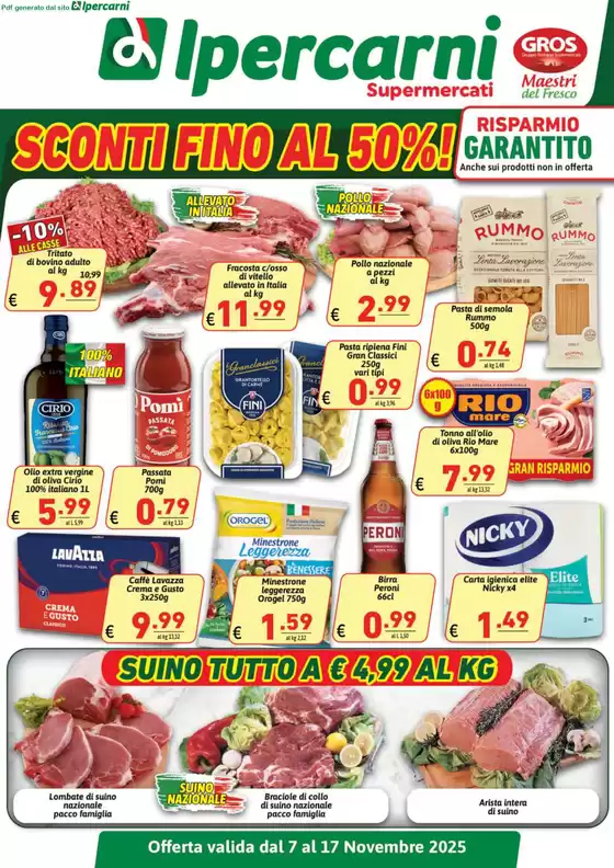 Sconti fino al 50%!