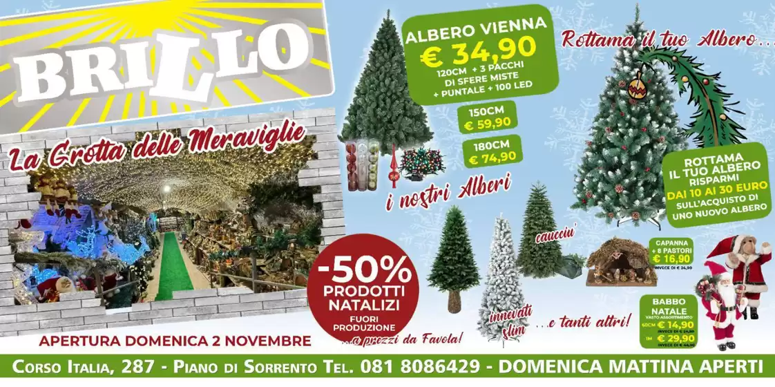 Volantino Brillo a Ghilarza | La grotta delle meraviglie | 2025-11-07T00:00:00.000Z - 2025-12-24T00:00:00.000Z