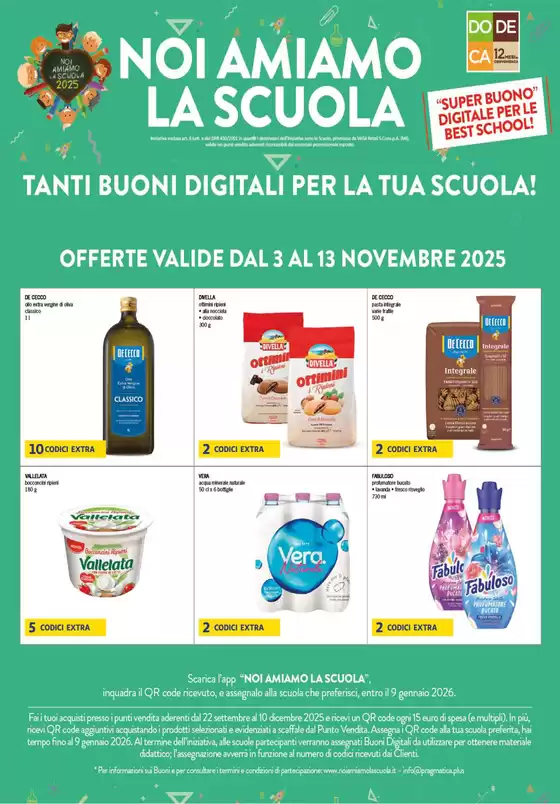 Volantino Dodecà a Tradate | Noi amiamo la scuola | 2025-11-07T00:00:00.000Z - 2025-11-13T00:00:00.000Z