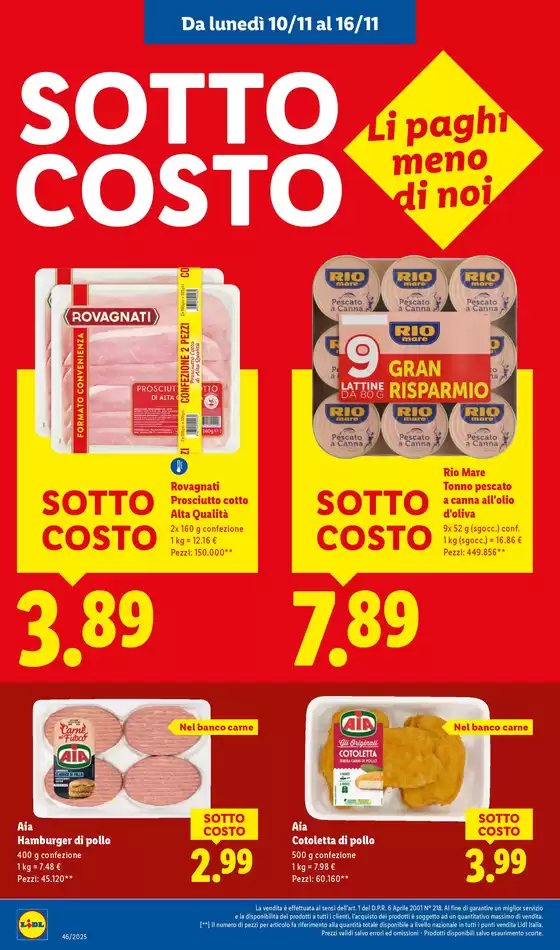 Sottocosto