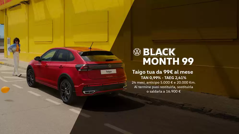 Volantino Volkswagen | Volkswagen black month 99 | 2025-11-07T00:00:00.000Z - 2025-11-30T00:00:00.000Z