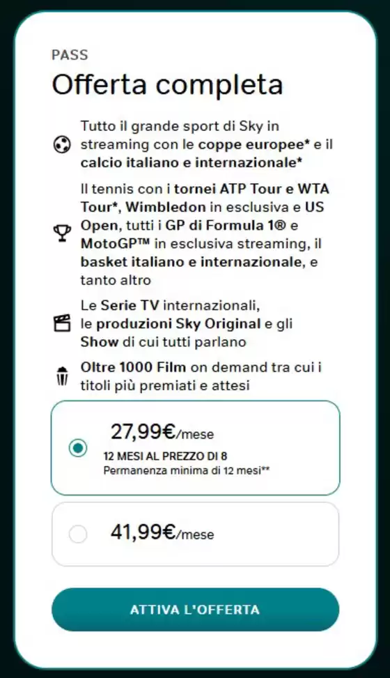 Volantino Now TV a Cernobbio | Offerta comleta | 2025-11-07T00:00:00.000Z - 2025-11-30T00:00:00.000Z