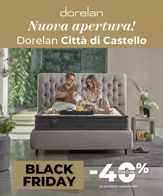 Volantino Dorelan a Bairo | Nuova Apertura Città di Castello | 2025-10-17T00:00:00.000Z - 2025-11-15T00:00:00.000Z