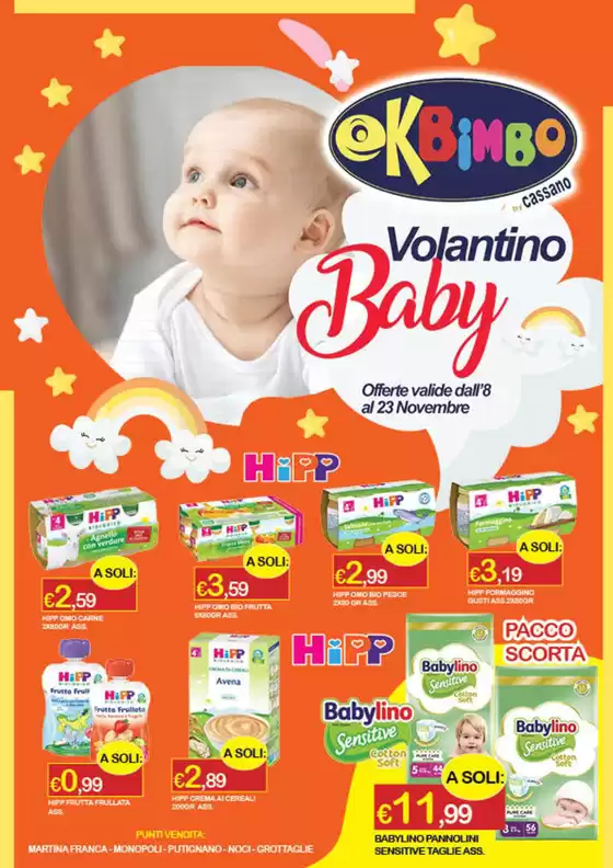 Volantino Ok Bimbo a Sacile | Offerte Ok Bimbo | 2025-11-08T00:00:00.000Z - 2025-11-23T00:00:00.000Z