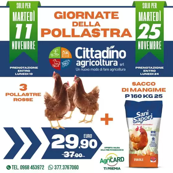 Volantino Cittadino Agricoltura a Concesio | Giornate della pollastra | 2025-11-10T00:00:00.000Z - 2025-11-25T00:00:00.000Z