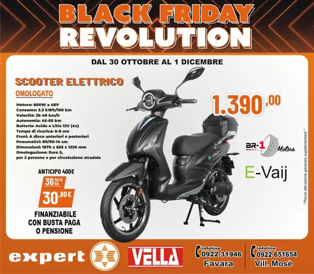 Volantino Vella Elettrodomestici a Porto Mantovano | Black friday revolution | 2025-11-10T00:00:00.000Z - 2025-12-01T00:00:00.000Z