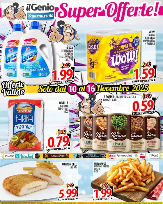 Volantino Il Genio a Pianoro | Solo Dal 10 al 16 novembre 2025 | 2025-11-10T00:00:00.000Z - 2025-11-16T00:00:00.000Z