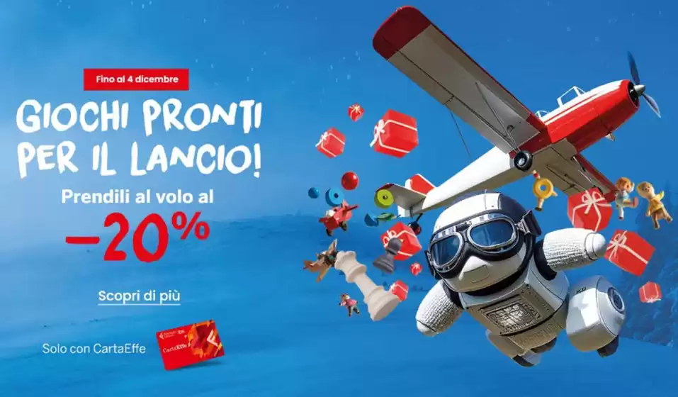 Volantino LaFeltrinelli a Porto Mantovano | Giochi pronti per il Lancio! | 2025-11-10T00:00:00.000Z - 2025-12-04T00:00:00.000Z