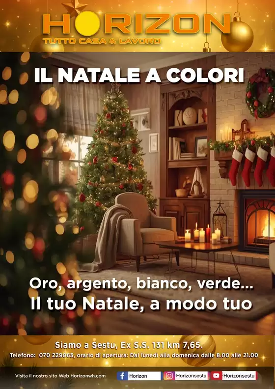 Volantino Horizon a Pianoro | Il natale a colori | 2025-11-10T00:00:00.000Z - 2025-12-25T00:00:00.000Z
