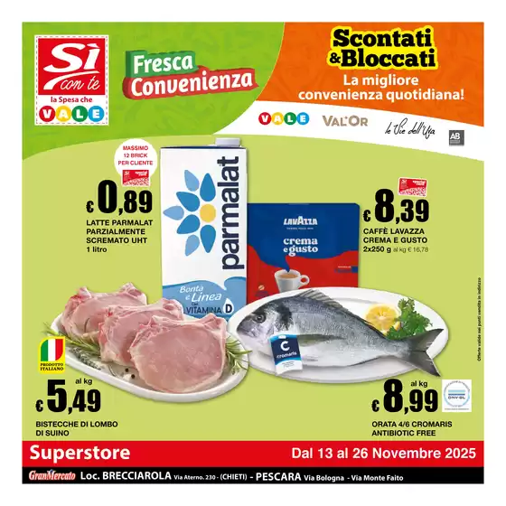 Volantino Si con te superstore a Treviso | Scontati & Bloccati | 2025-11-13T00:00:00.000Z - 2025-11-26T00:00:00.000Z