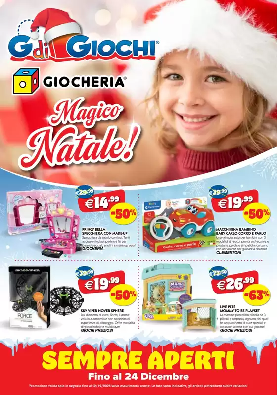 Volantino G di Giochi | Magico Natale | 2025-11-11T00:00:00.000Z - 2025-12-12T00:00:00.000Z