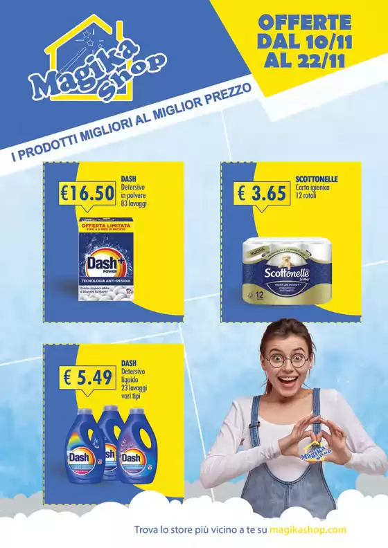 Volantino Magika Shop a Padova | Offerte dal 10/11 al 22/11 | 2025-11-10T00:00:00.000Z - 2025-11-22T00:00:00.000Z
