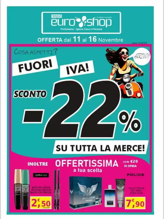 Volantino a Padova | Fuori iva! sconto -22% | 2025-11-11T00:00:00.000Z - 2025-11-16T00:00:00.000Z