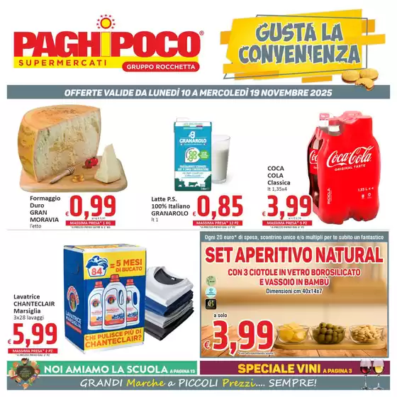 Volantino PaghiPoco a Santo Stefano Belbo | Gusta la convienza | 2025-11-11T00:00:00.000Z - 2025-11-19T00:00:00.000Z