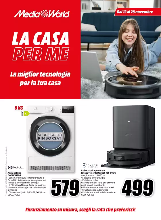 Volantino MediaWorld a Crotone | La casa per me | 2025-11-12T00:00:00.000Z - 2025-11-28T00:00:00.000Z
