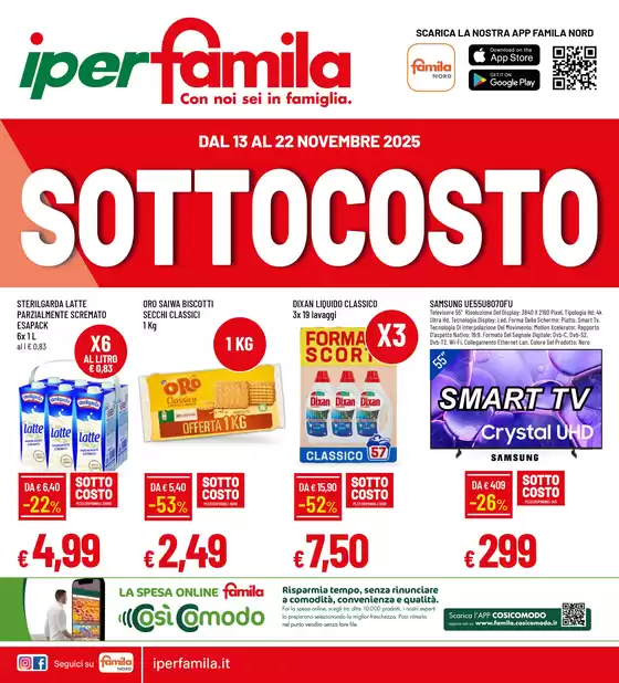 Volantino Iperfamila a Bagnara Calabra | SOTTOCOSTO | 2025-11-13T00:00:00.000Z - 2025-11-22T00:00:00.000Z
