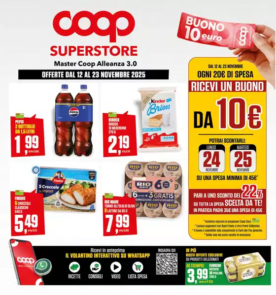 Volantino Superstore Coop a Bagnara Calabra | OFFERTE DAL 12 AL 23 NOVEMBRE 2025 | 2025-11-12T00:00:00.000Z - 2025-11-23T00:00:00.000Z