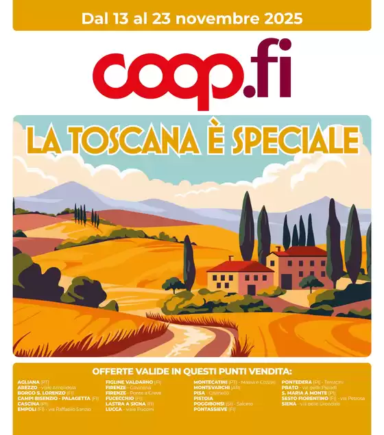 Volantino Coop | La Toscana è speciale | 2025-11-13T00:00:00.000Z - 2025-11-23T00:00:00.000Z