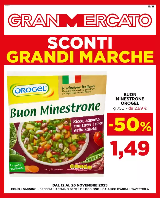 Volantino Gran Mercato a Bagnara Calabra | GRANDI MARCHE | 2025-11-12T00:00:00.000Z - 2025-11-26T00:00:00.000Z