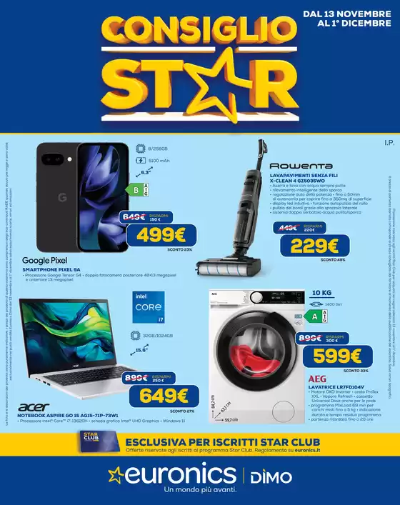 Volantino Euronics a Roccella Ionica | CONSIGLIO STAR | 2025-11-13T00:00:00.000Z - 2025-12-01T00:00:00.000Z