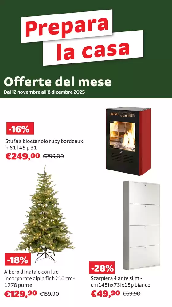 Volantino Bricocenter a Quarona | Prepara la casa | 2025-11-13T00:00:00.000Z - 2025-12-08T00:00:00.000Z