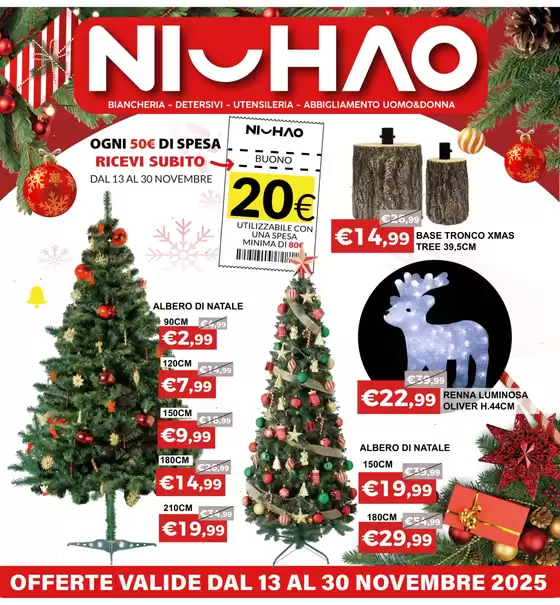 Volantino Ni Hao Market a Casarano | Ogni 50€ di speza ricevi subito | 2025-11-13T00:00:00.000Z - 2025-11-30T00:00:00.000Z