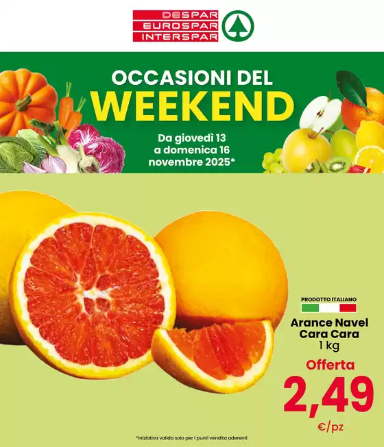 Volantino Despar a Trabia | Fresche Occasioni | 2025-11-13T00:00:00.000Z - 2025-11-16T00:00:00.000Z