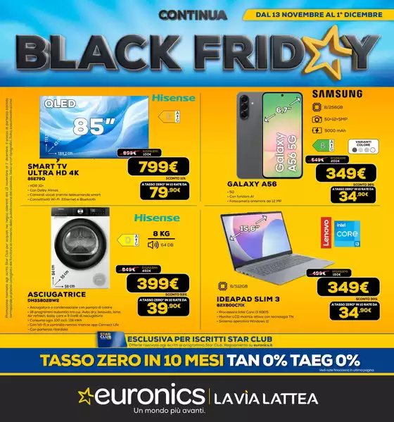 Volantino Euronics a Acireale | Continua il Black Friday! | 2025-11-13T00:00:00.000Z - 2025-12-01T00:00:00.000Z