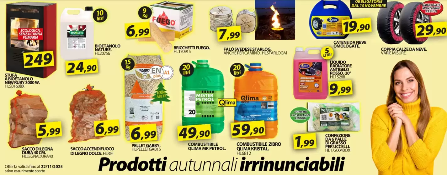 Volantino Hobby & Legno | Prodotti autunnali irrinunciabili | 2025-11-13T00:00:00.000Z - 2025-11-22T00:00:00.000Z