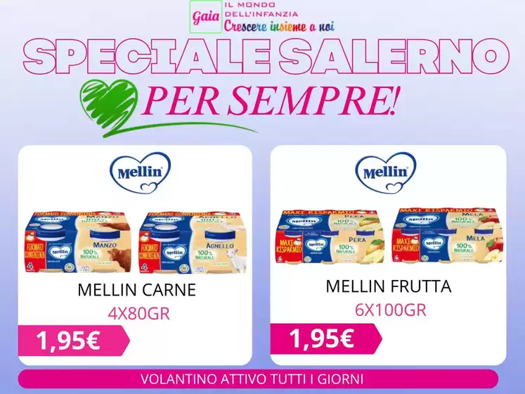 Volantino Sanitaria Gaia | Speciale salerno per sempre! | 2025-11-14T00:00:00.000Z - 2025-11-16T00:00:00.000Z