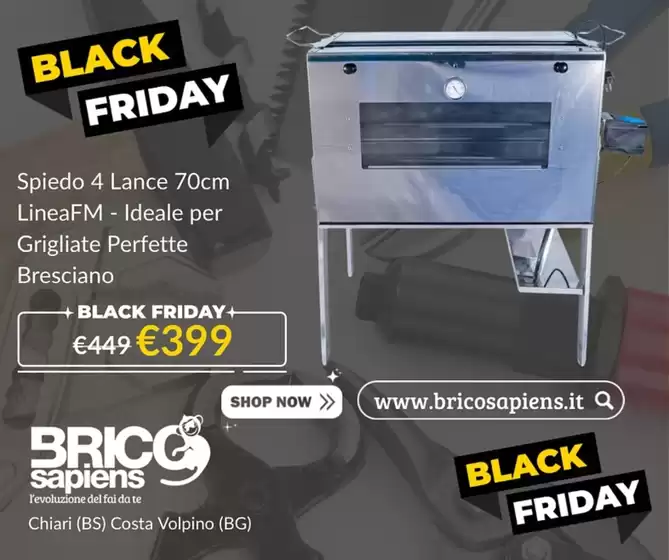 Volantino Brico Sapiens a Bari | Black Friday | 2025-11-14T00:00:00.000Z - 2025-11-30T00:00:00.000Z