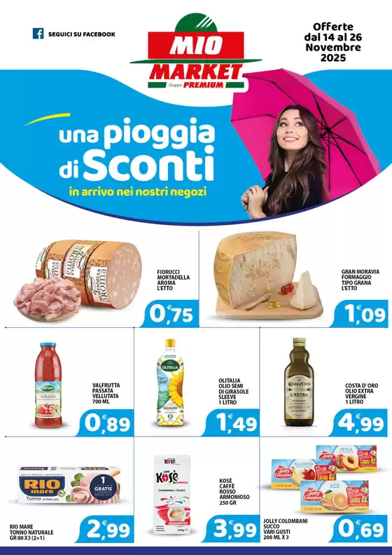 Volantino Mio Market a Fuscaldo | una pioggia di Sconti | 2025-11-14T00:00:00.000Z - 2025-11-26T00:00:00.000Z