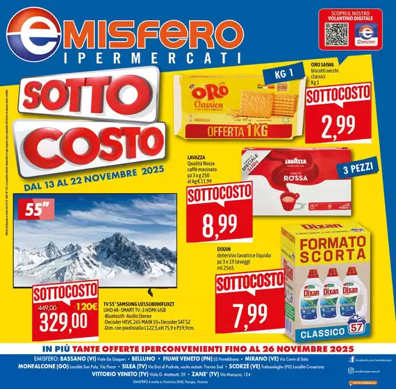 Volantino Emisfero a Fuscaldo | SOTTOCOSTO | 2025-11-13T00:00:00.000Z - 2025-11-26T00:00:00.000Z